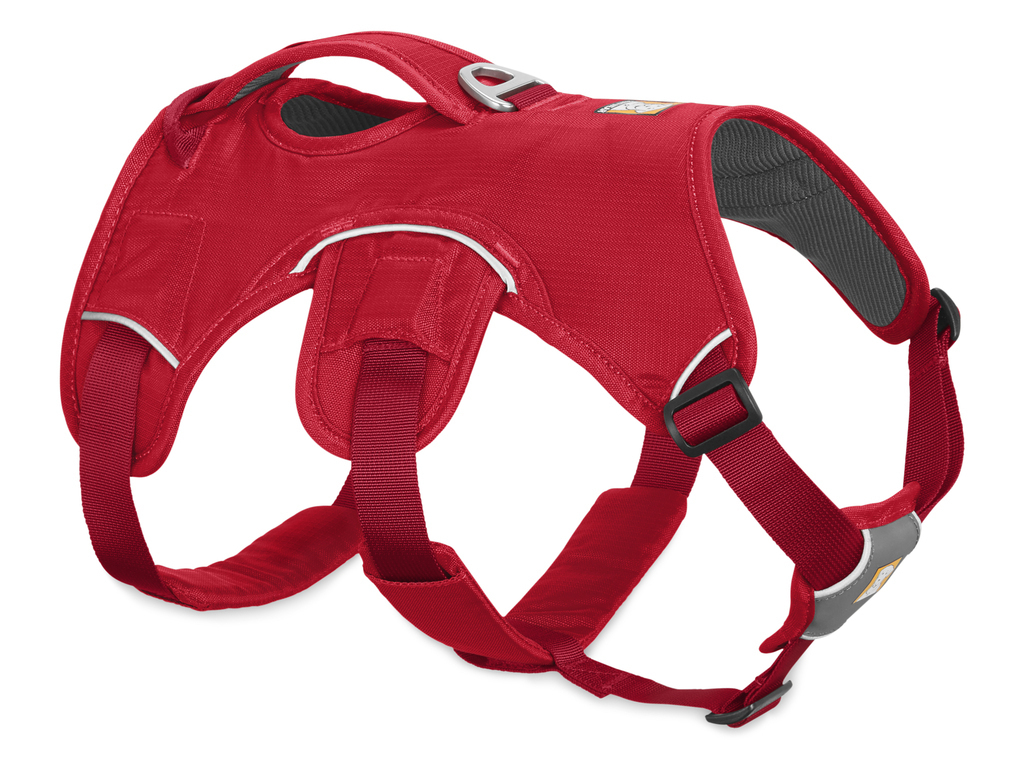 Ruffwear Web Master Harnas ESCAPE PROOF Red Current CaniCross